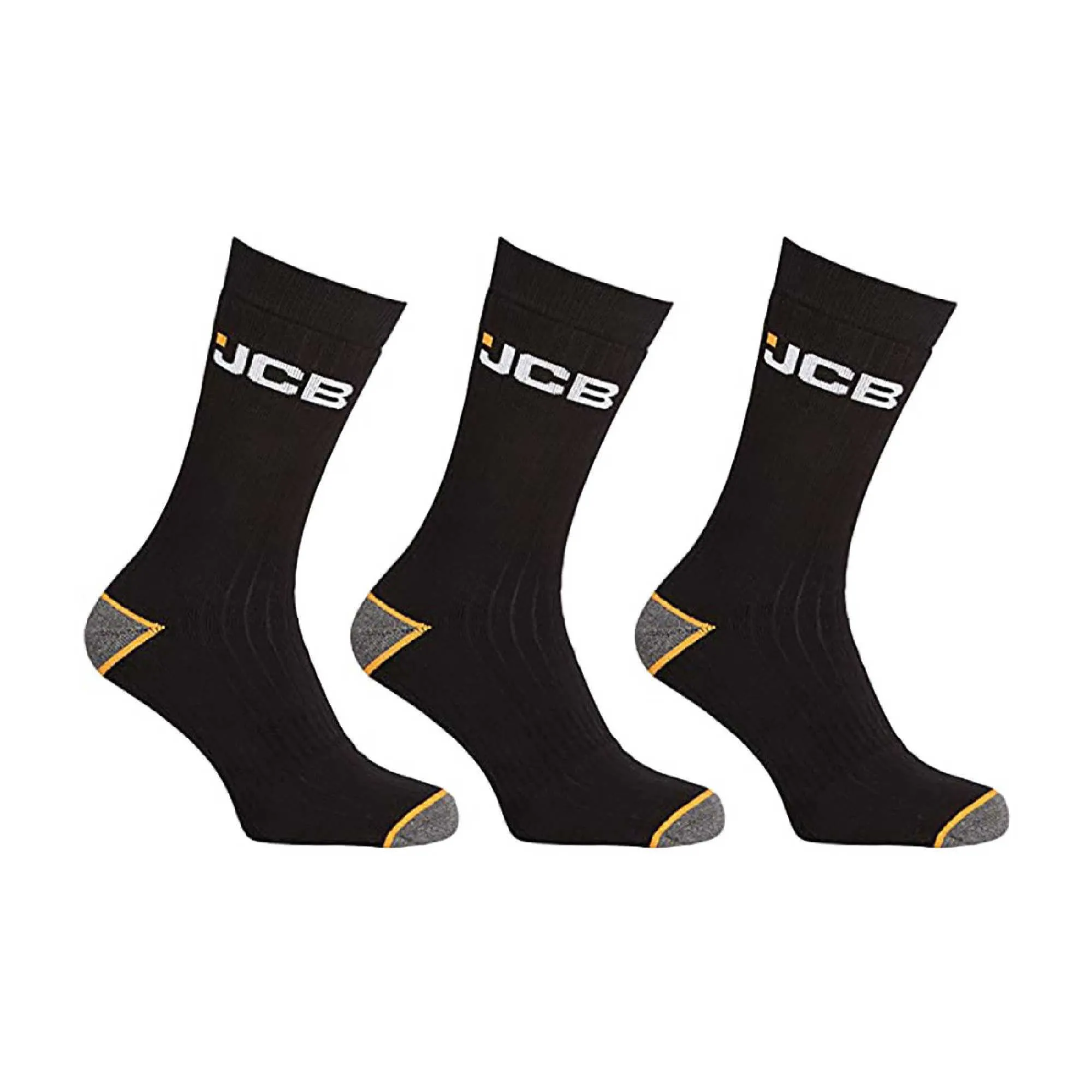 3 Pack Mens Outdoor Activity Reinforced Work Socks for Boots