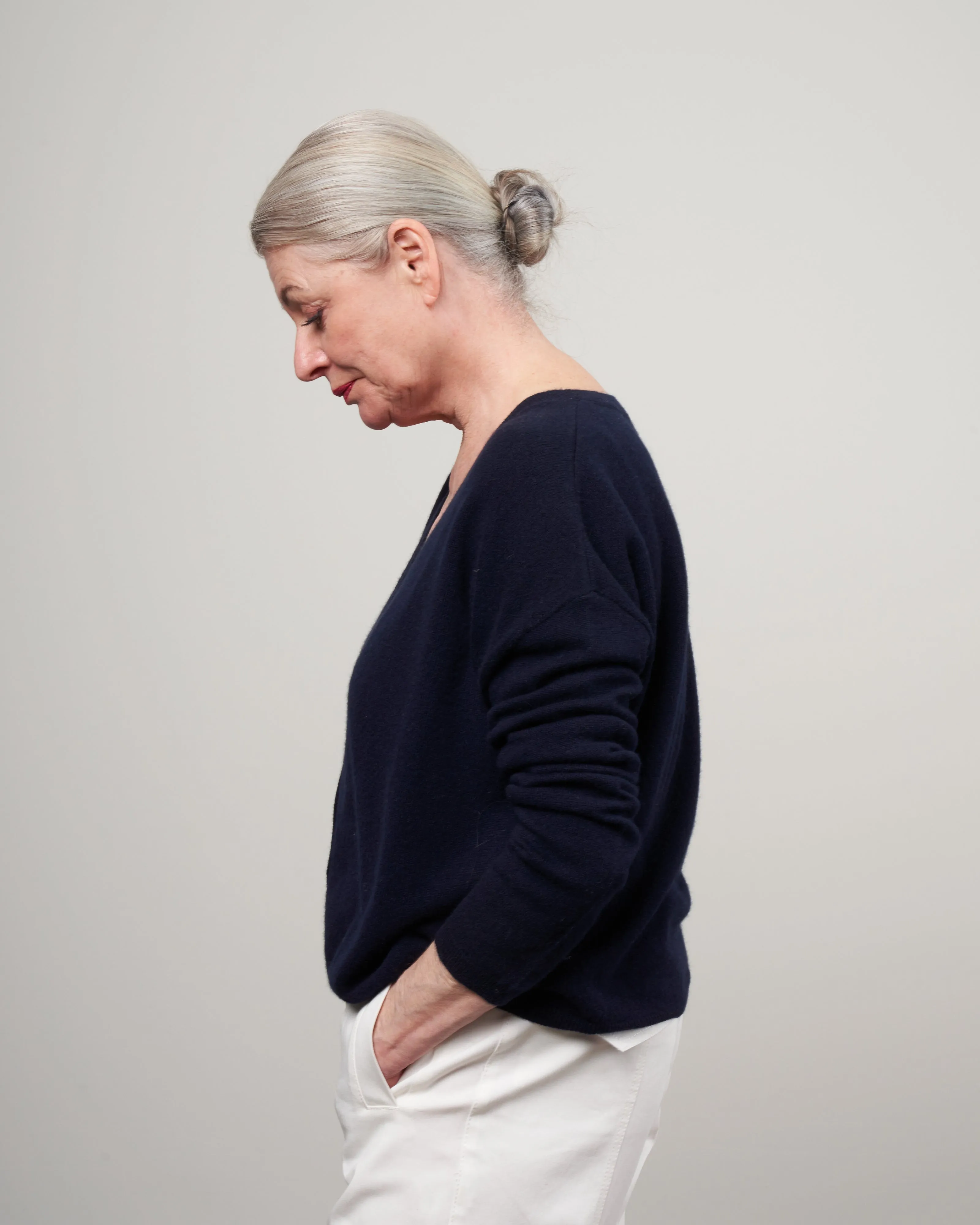 abby cardigan - navy