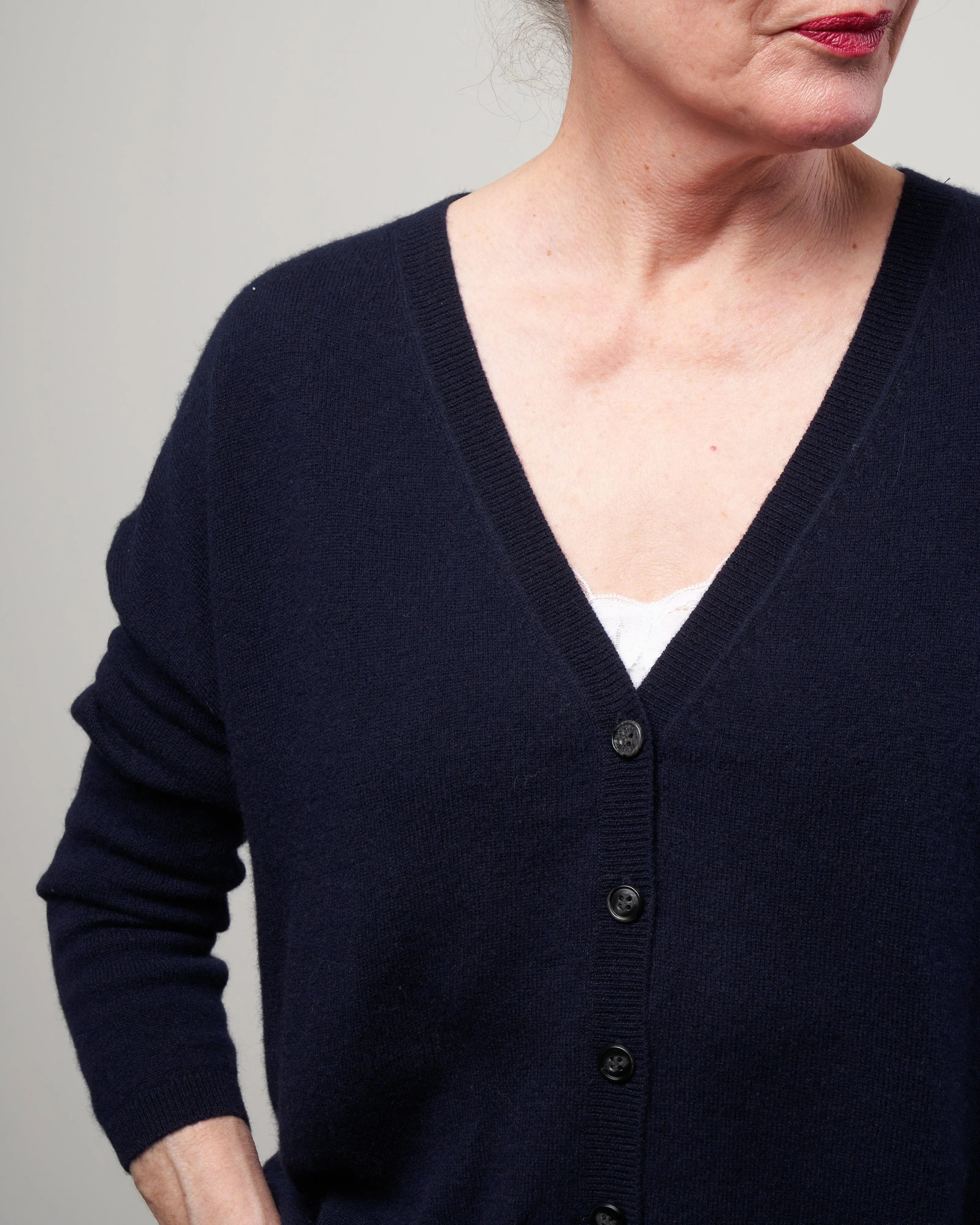 abby cardigan - navy