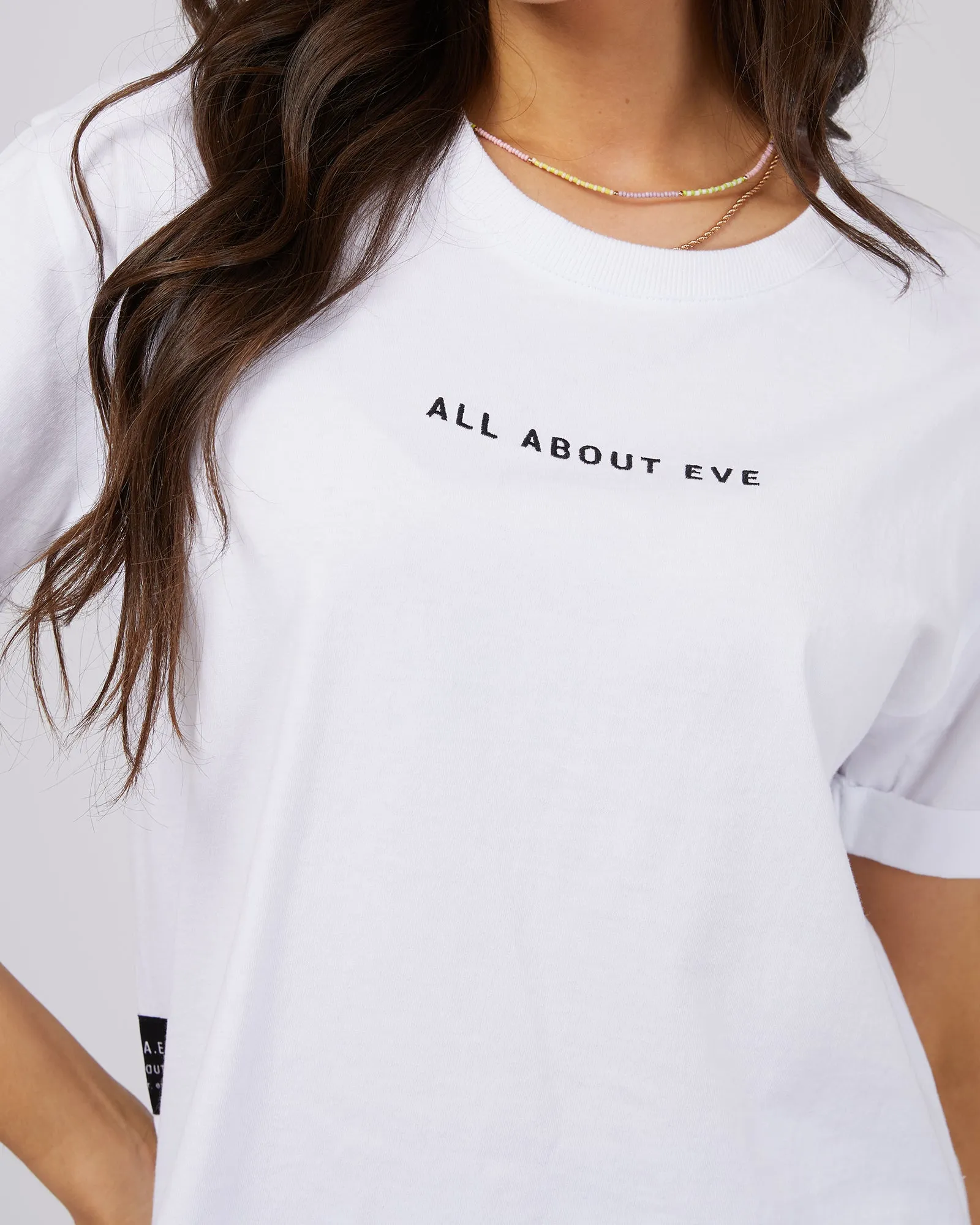 ALL ABOUT EVE WASHED TEE - WHITE