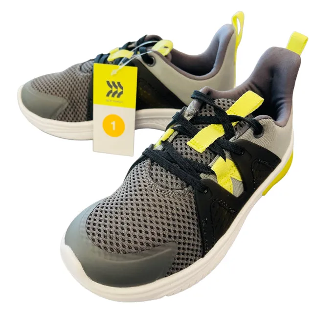 All in Motion Boy's Grey Sneakers (size 1 Youth)