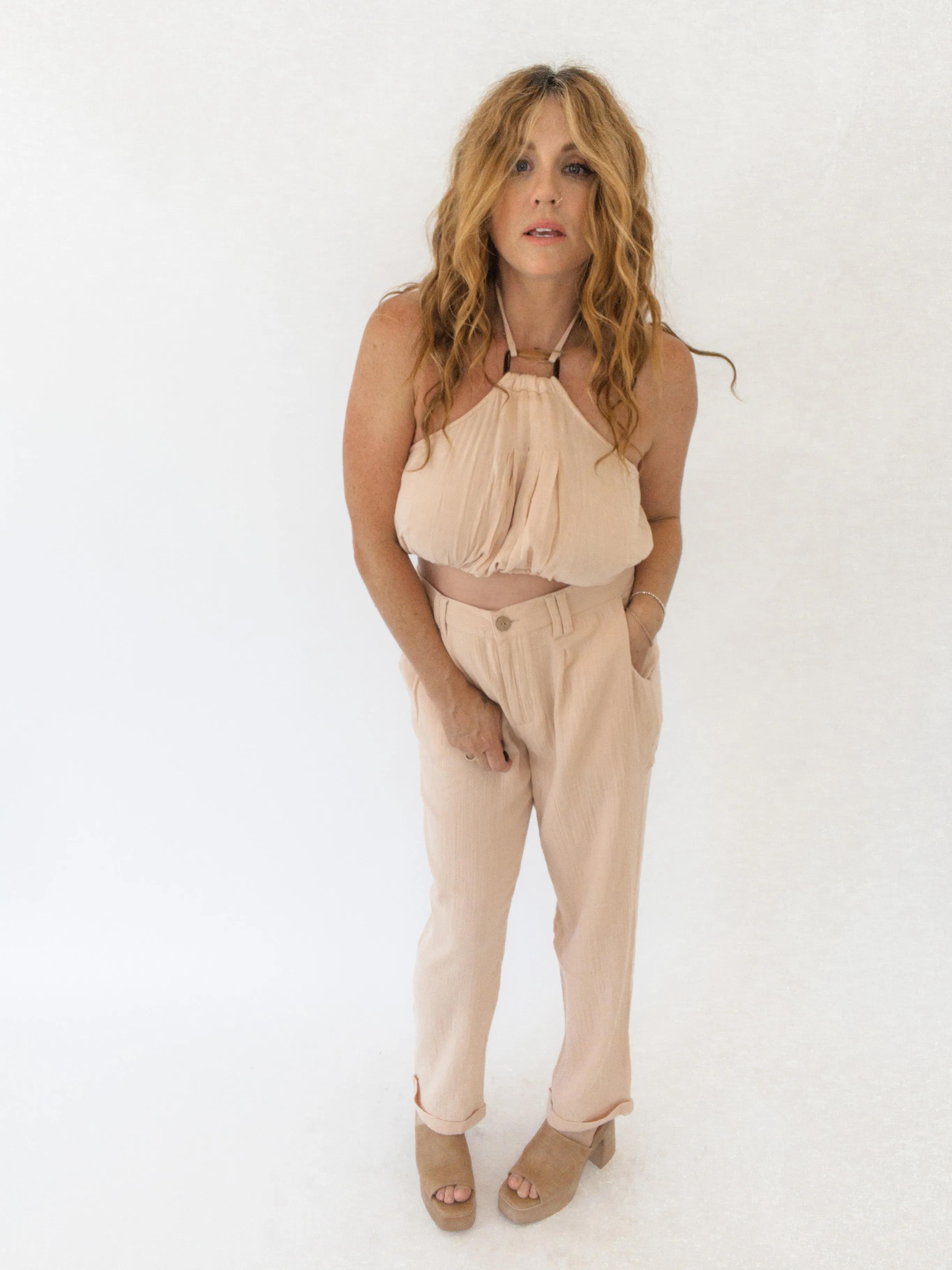 Amuse Society Jessa Woven Tank