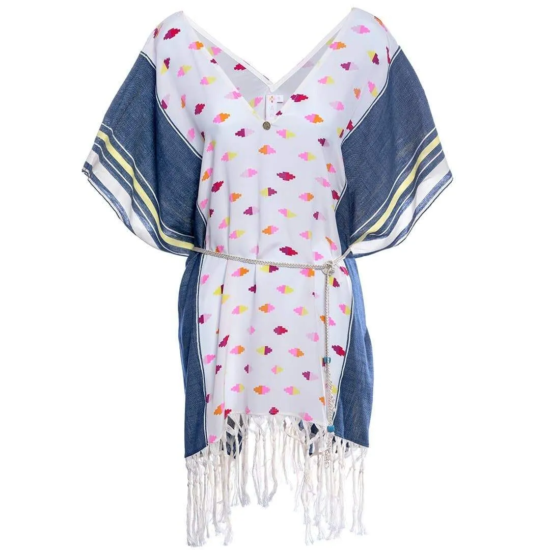 Anasa Nuru Silk Tunic Caftan