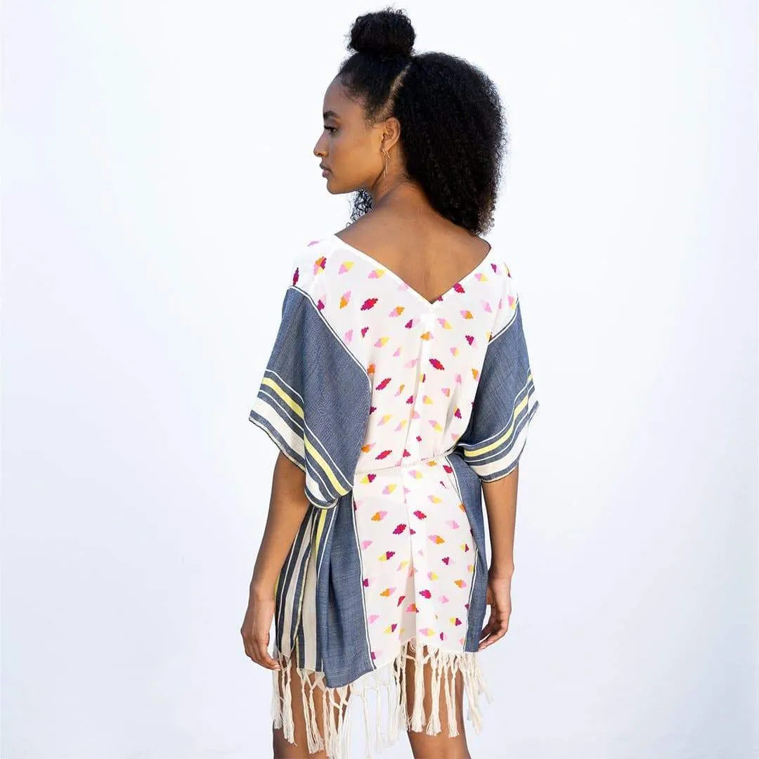 Anasa Nuru Silk Tunic Caftan