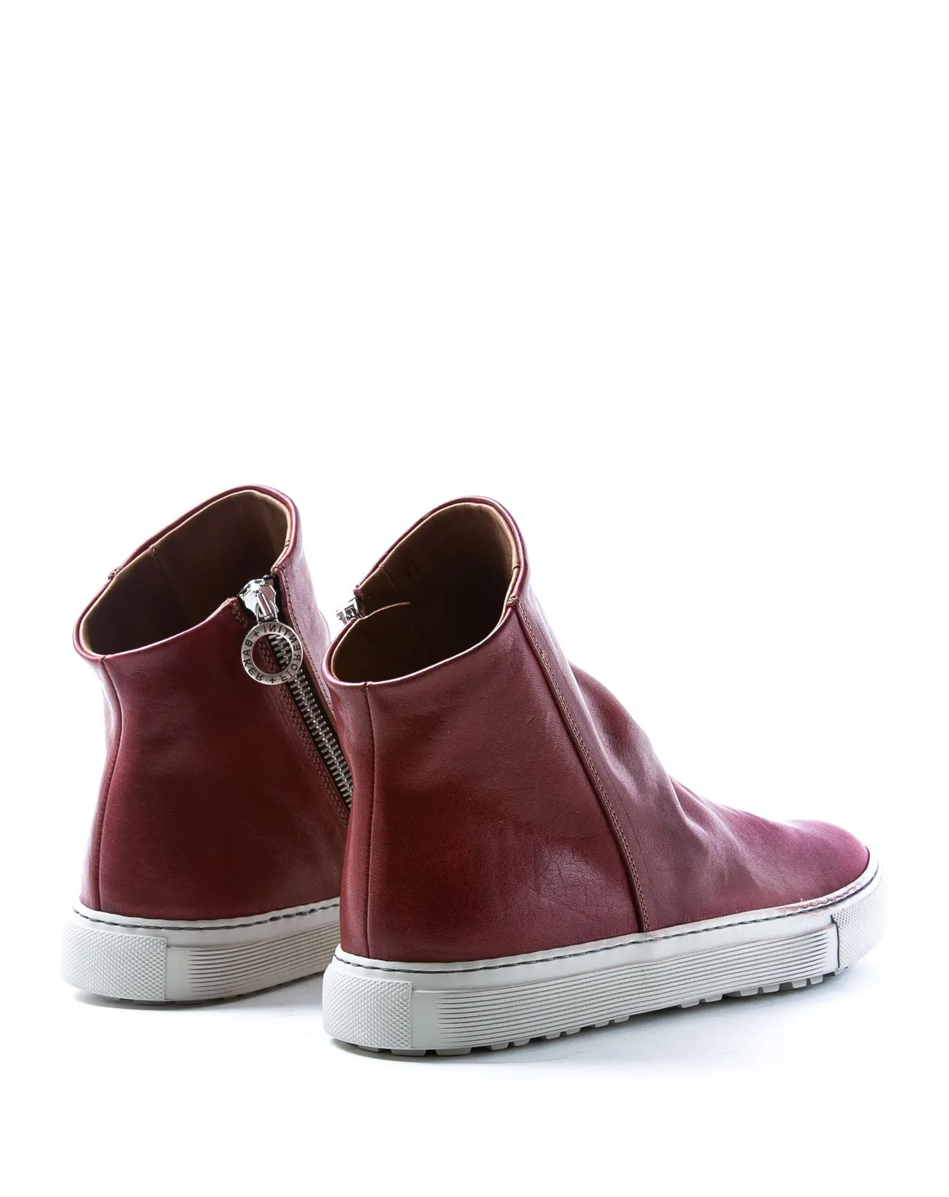 BIEL Oxblood Leather Sneaker Boots
