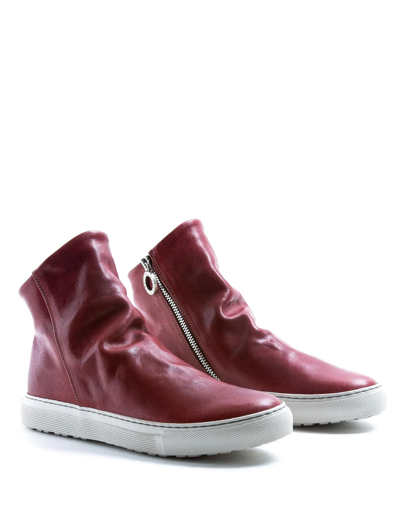 BIEL Oxblood Leather Sneaker Boots