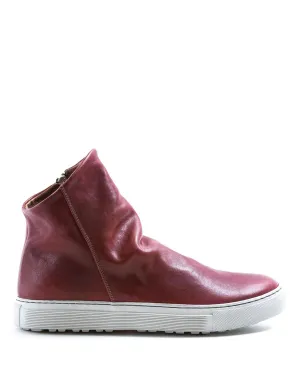 BIEL Oxblood Leather Sneaker Boots