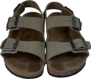 Birkenstock Green Milano Kids Bfbc Earthy Veg Narrow Faded Khaki UK 11 EU 29 👼