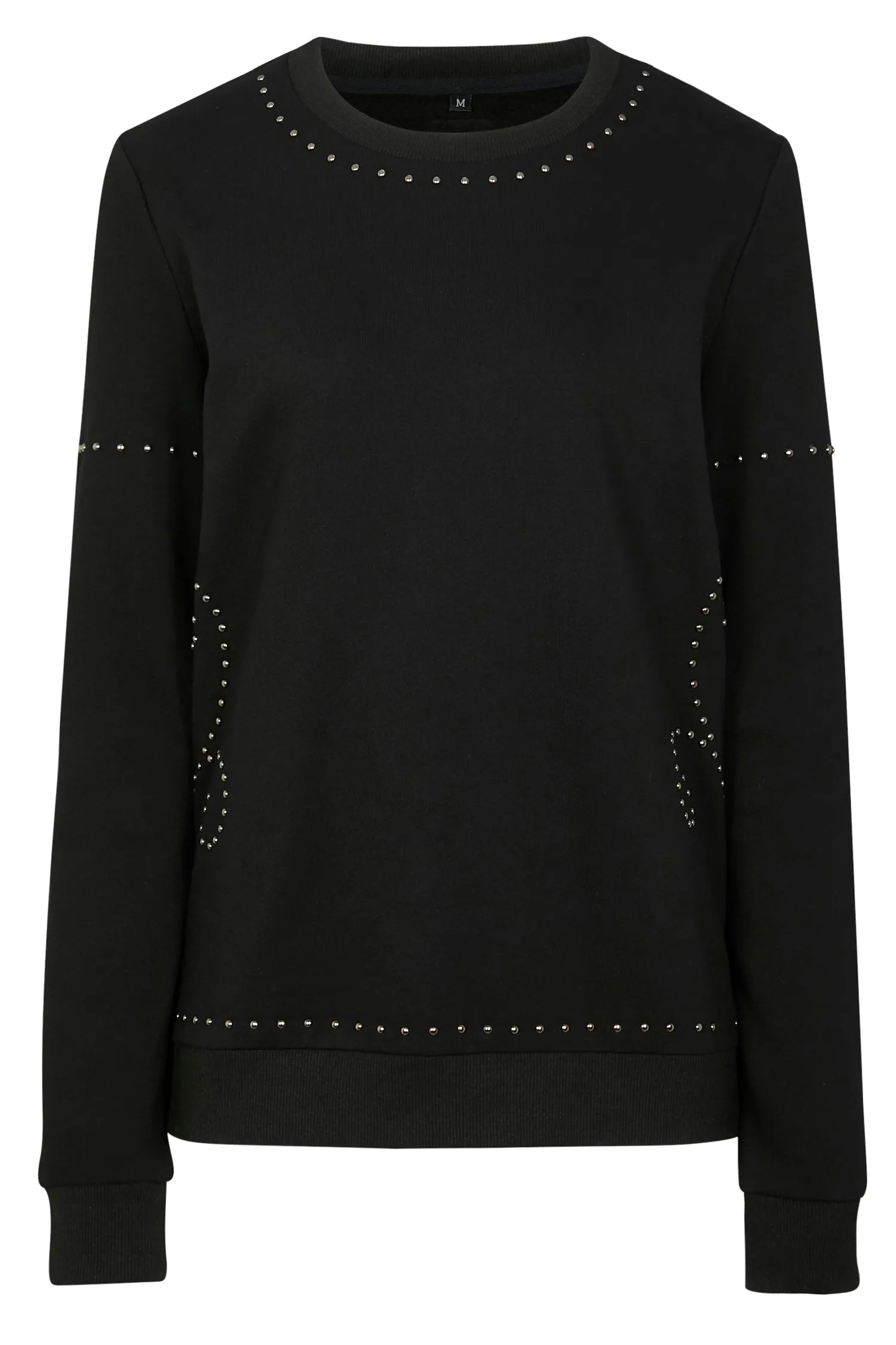 Black Studded Jumper