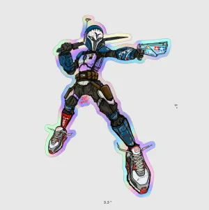 Bo Katan Kryze HOLO sticker