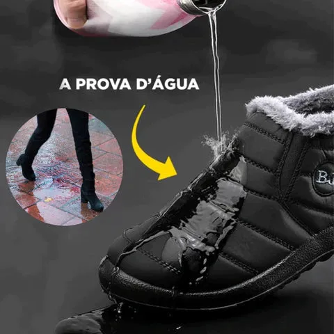 Bota Feminina Aveludada Impermeável - HotConfort
