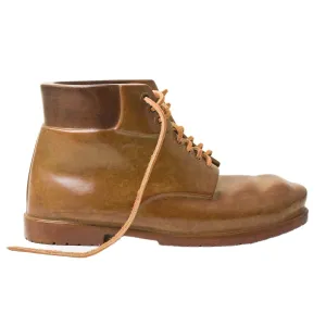 BRONZE WORK BOOT WITH RIVETS
