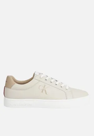 Calvin Klein Classic Cupsole Fluo Contrast Eggshell Travertine/Merlot
