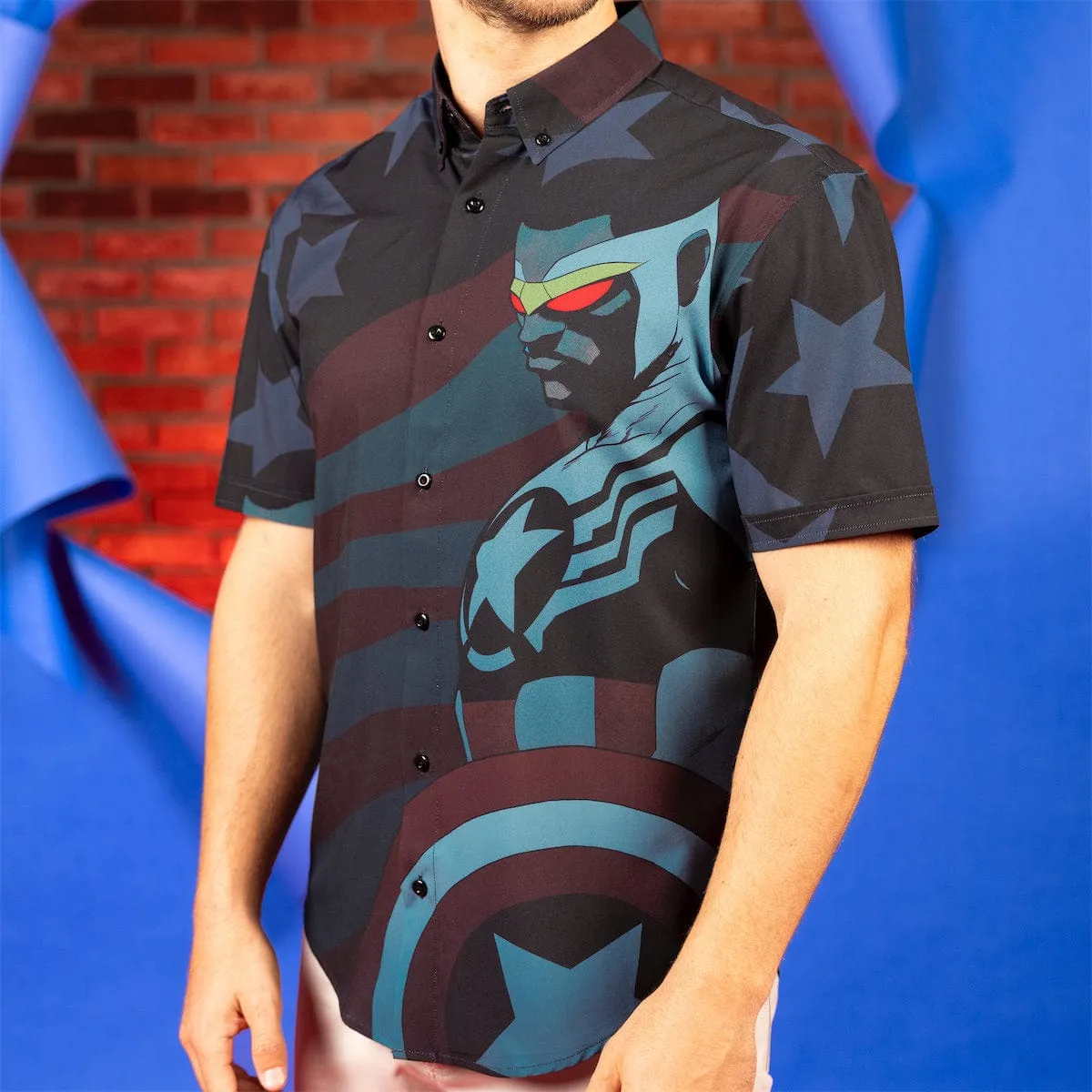 Captain America "Symbol of Truth" – KUNUFLEX Short Sleeve Shirt