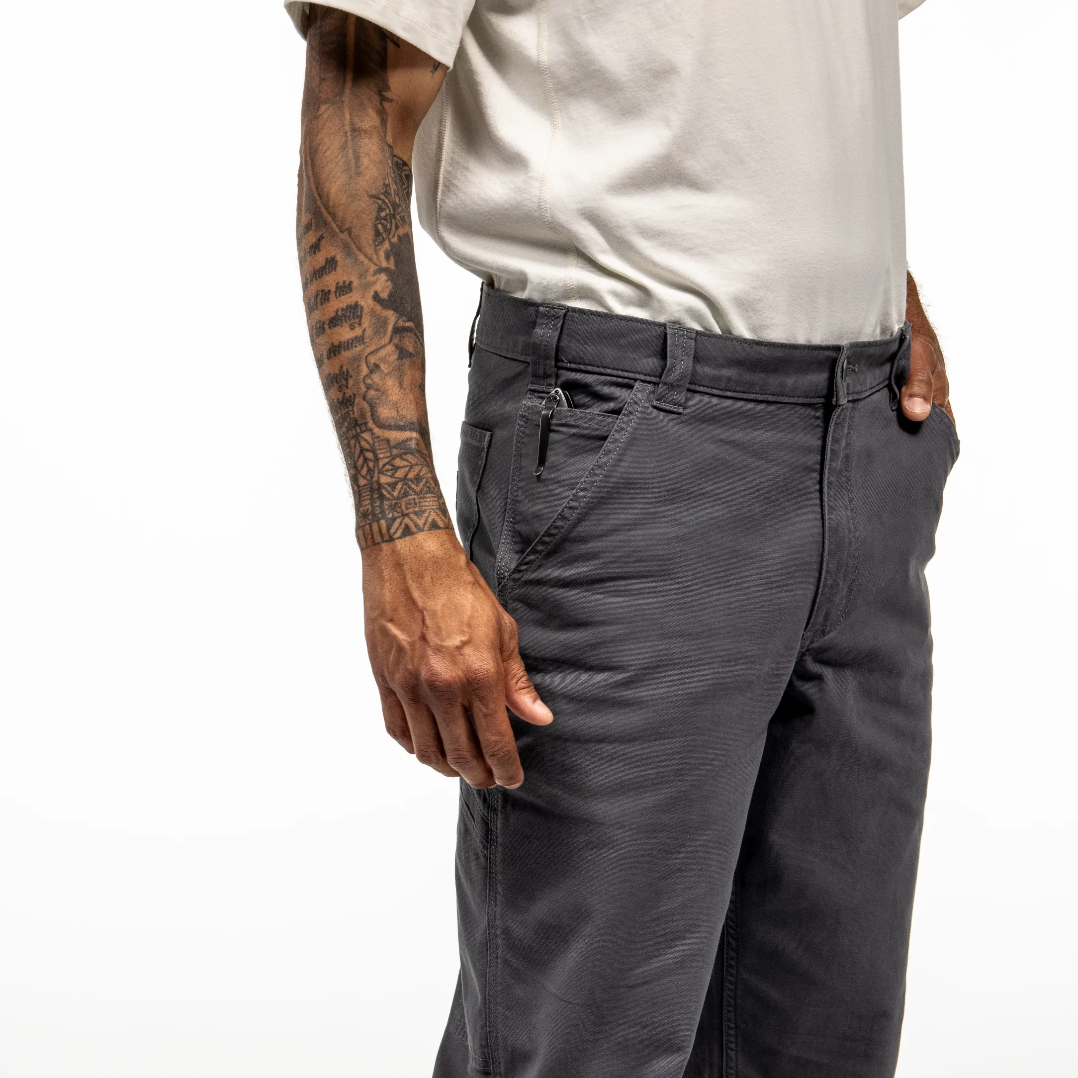 Carhartt Men's Rugged Flex® Relaxed Fit Canvas Work Pant - Black