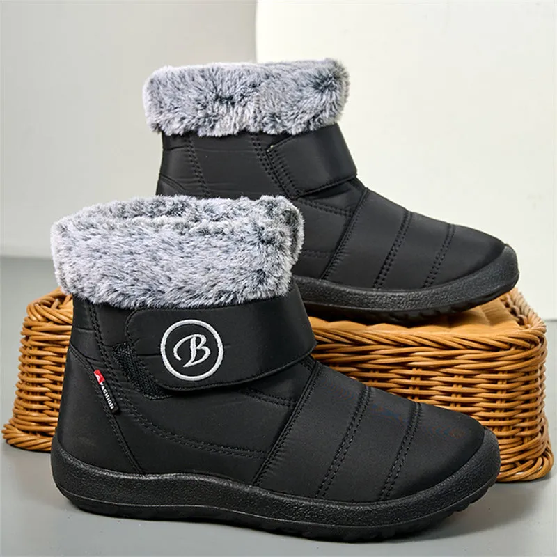 Casual Plush Keep Warm Waterproof Non-Slip Women Snow Boots