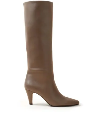 Claudie Pierlot leather slip-on boots
