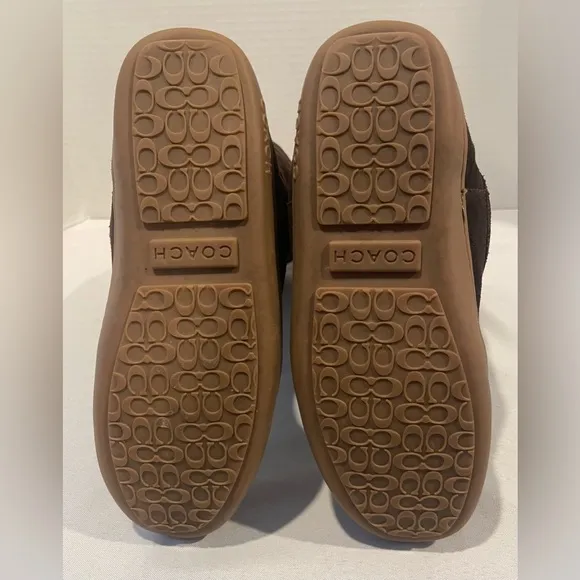 COACH Maressa Signature Brown Suede Boots Women’s Size 8