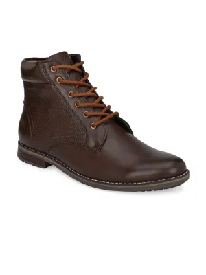 Cognac Sophisticated Ankle Boot