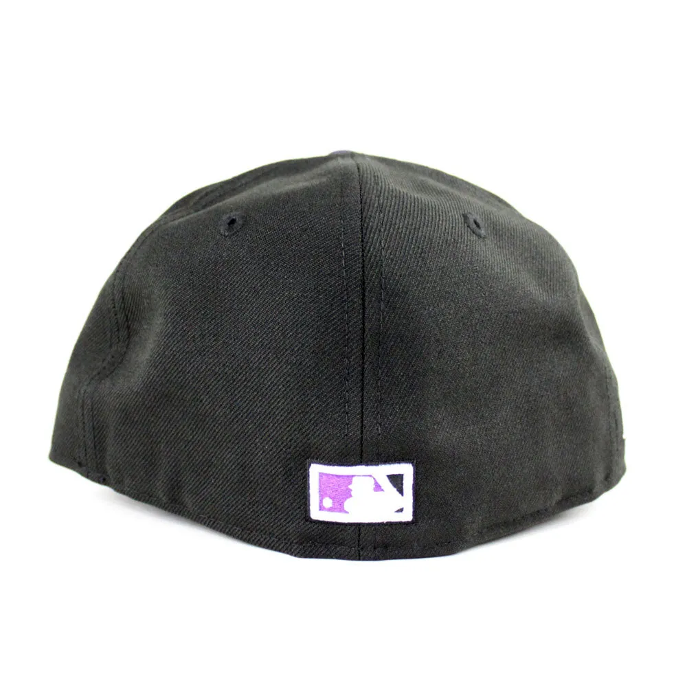 Colorado Rockies 1998 All Star Game New Era 59Fifty Fitted Hat (Black Sky Blue Under Brim)
