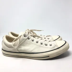 Converse All Star Egret Cream Leather Ox Trainers Sneakers