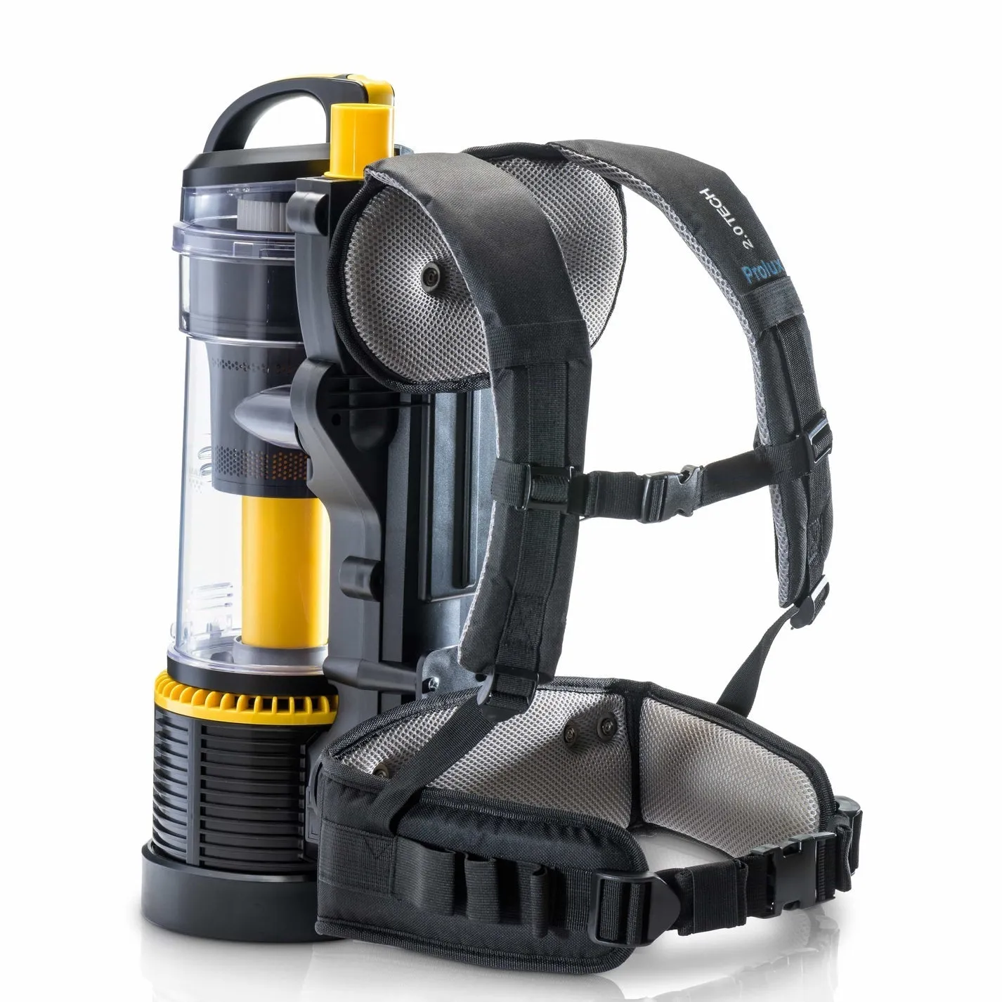 DEMO MODEL PROLUX 2.0 COMMERCIAL BAGLESS BACKPACK VACUUM W/ DELUXE 1 1/2 INCH TOOL KIT