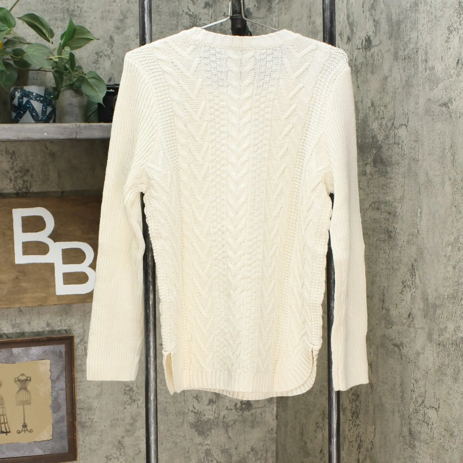Denim & Co. Women's Pull Over Cable Knit Sweater