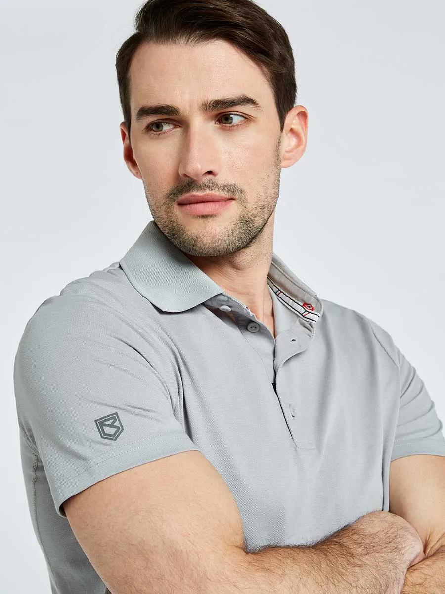 DUBARRY Sorrento Unisex Short-Sleeved Technical Polo - Platinum