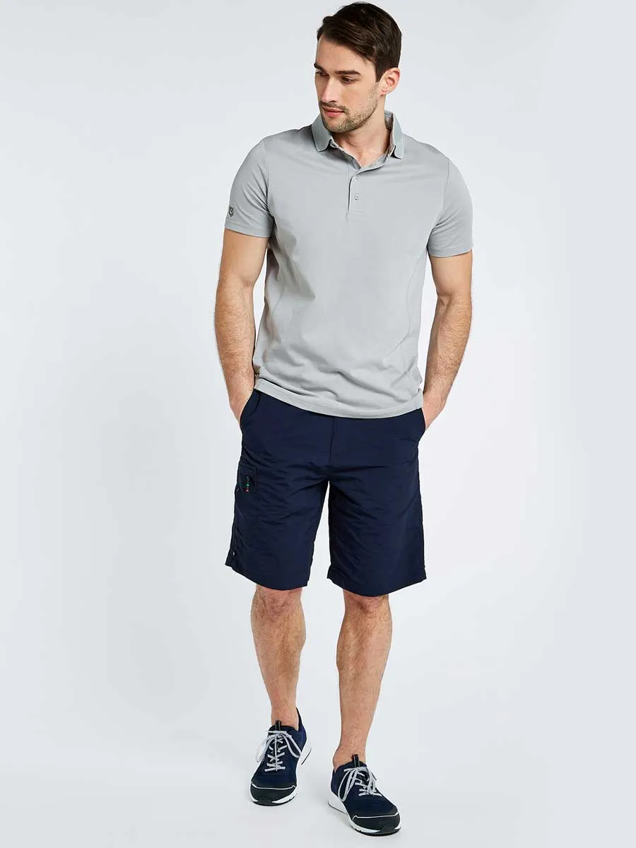 DUBARRY Sorrento Unisex Short-Sleeved Technical Polo - Platinum