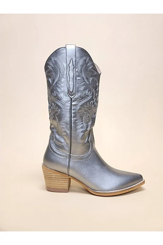 Embroidery Western Boots