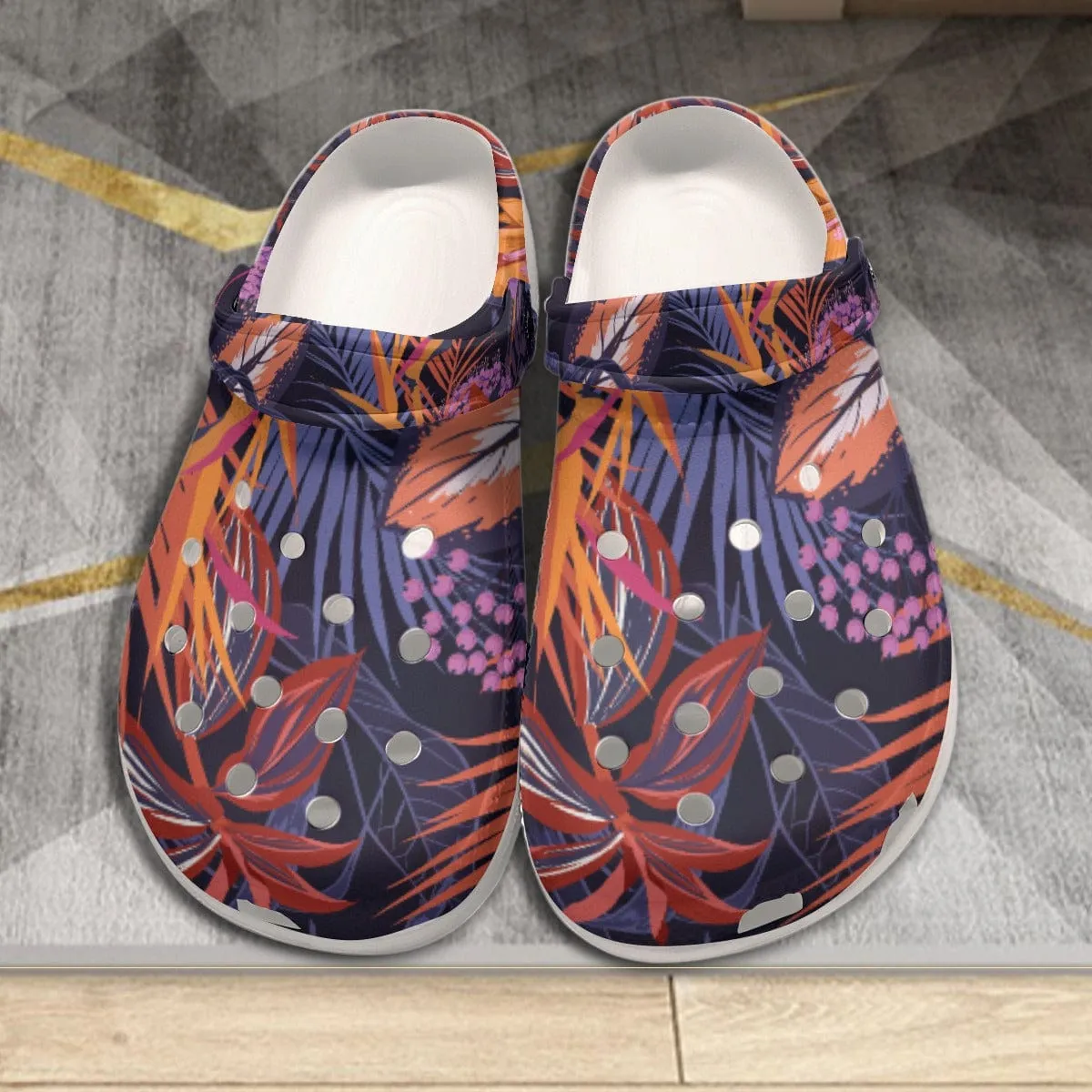 Floral Frenzy - Print Women's Classic Clogs