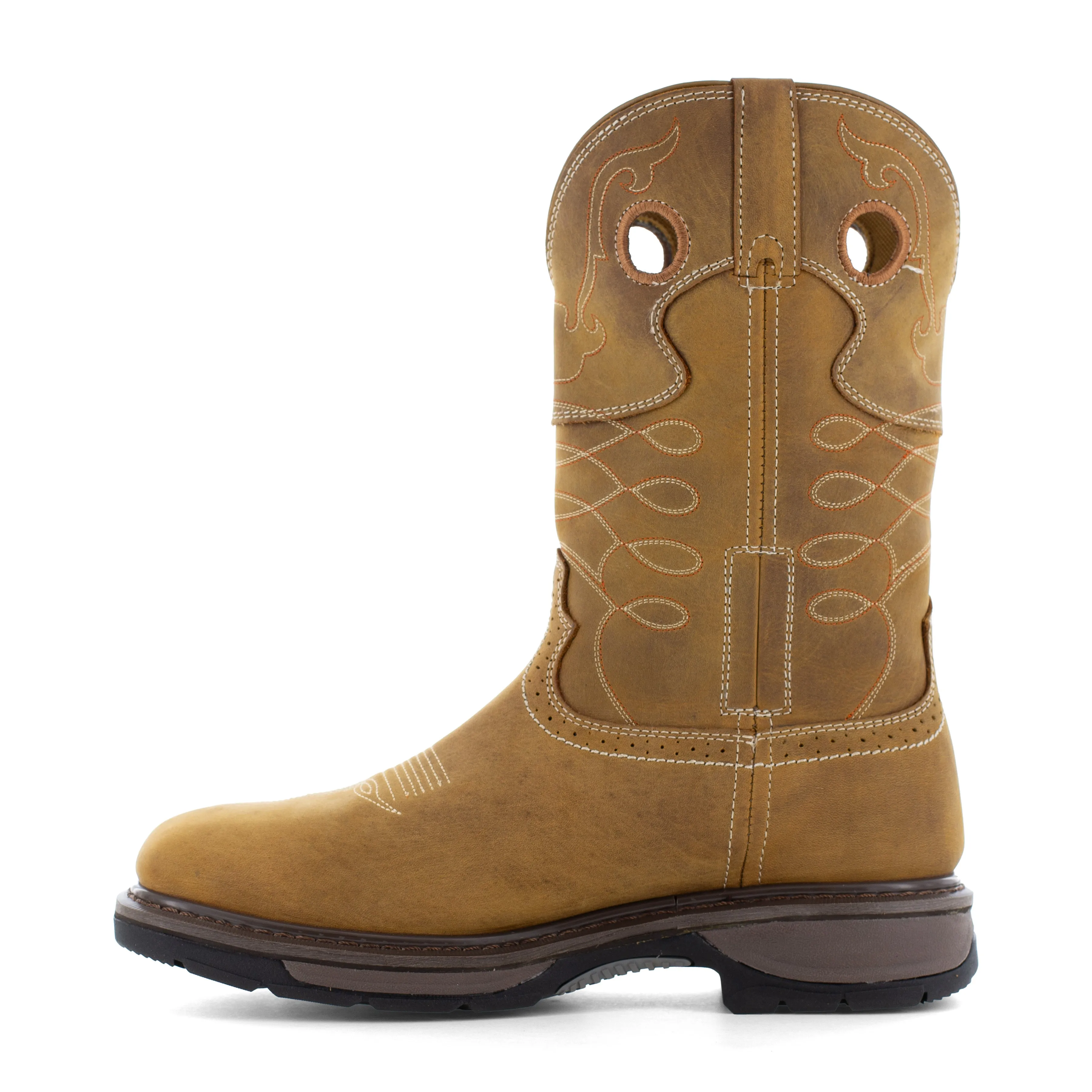 Frye Supply Men's Crafted 10" Steel Toe Waterproof Western Work Boot - Tan - FR40103