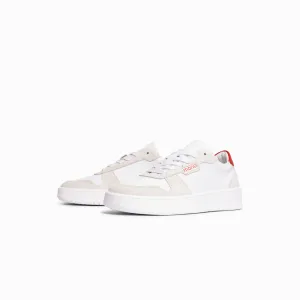 Game - Flat Leather - White Red - Woman