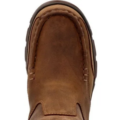 Georgia Men's Athens Superlyte 11" Waterproof Pull On Work Boot -Brown- GB00549