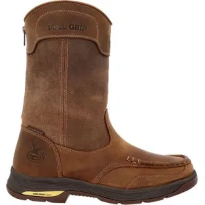 Georgia Men's Athens Superlyte 11" Waterproof Pull On Work Boot -Brown- GB00549