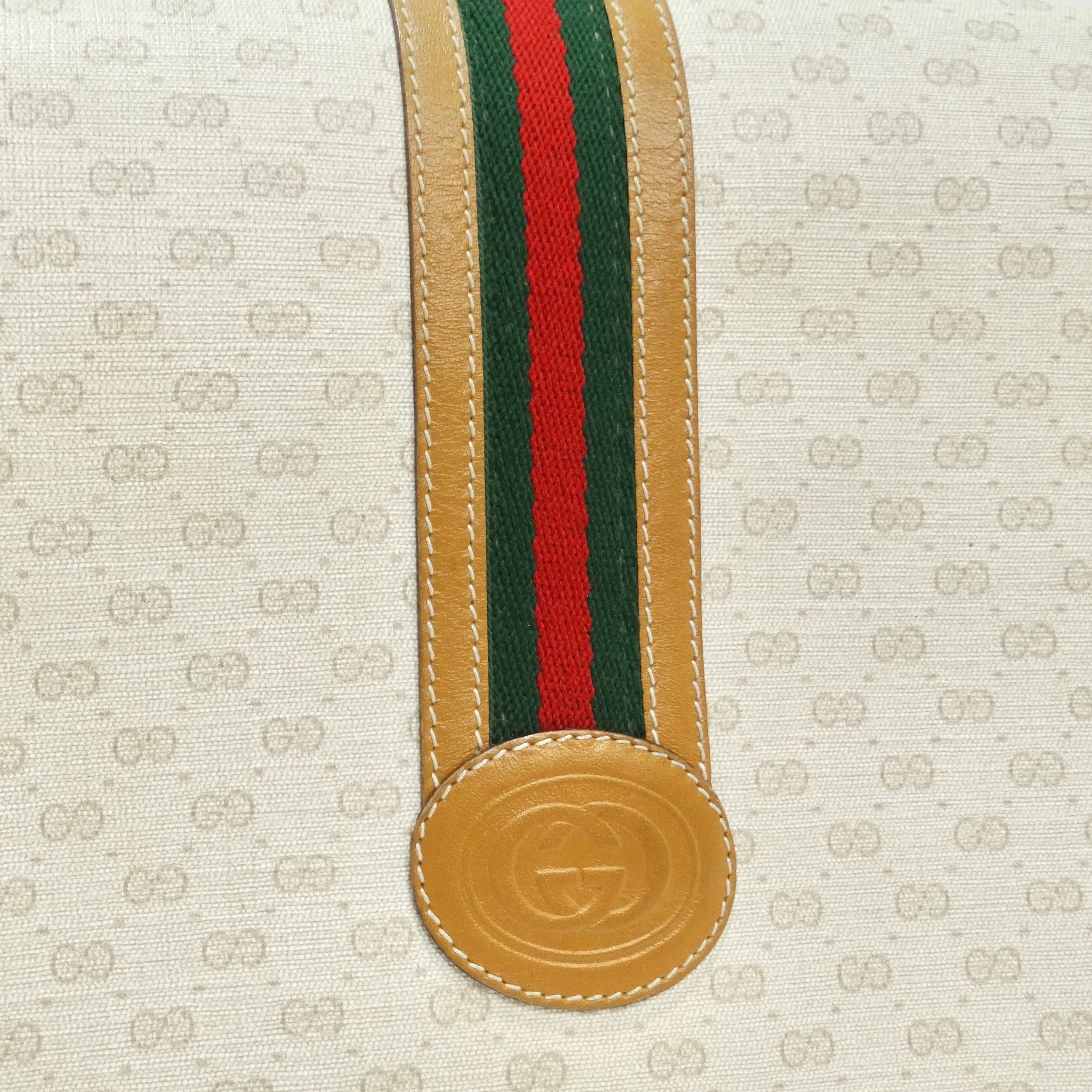 Gucci 1980S Monogram Crossbody Handbag