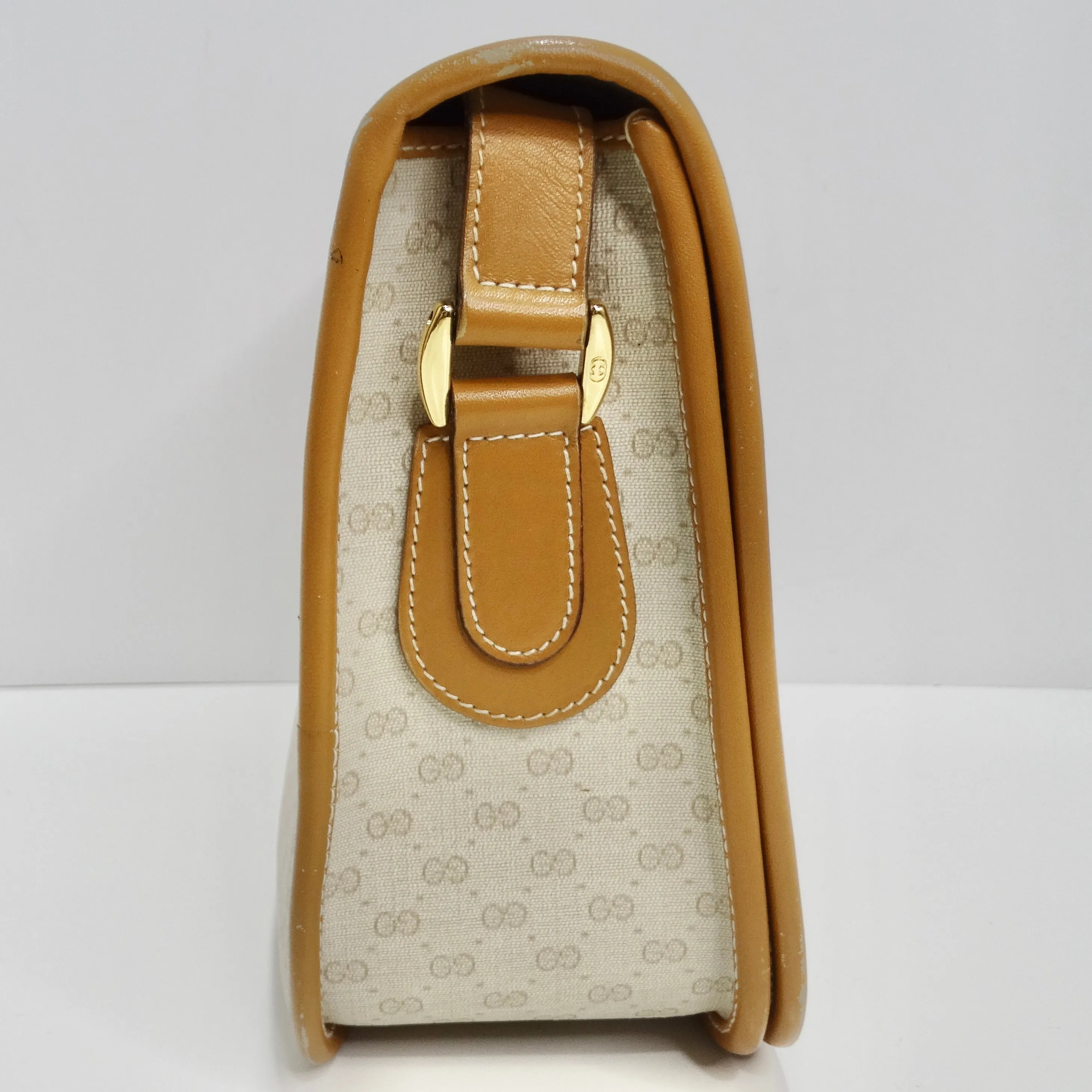 Gucci 1980S Monogram Crossbody Handbag
