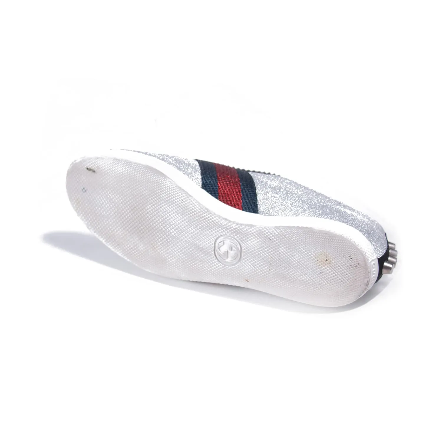 Gucci Glitter Web Sneaker With Studs