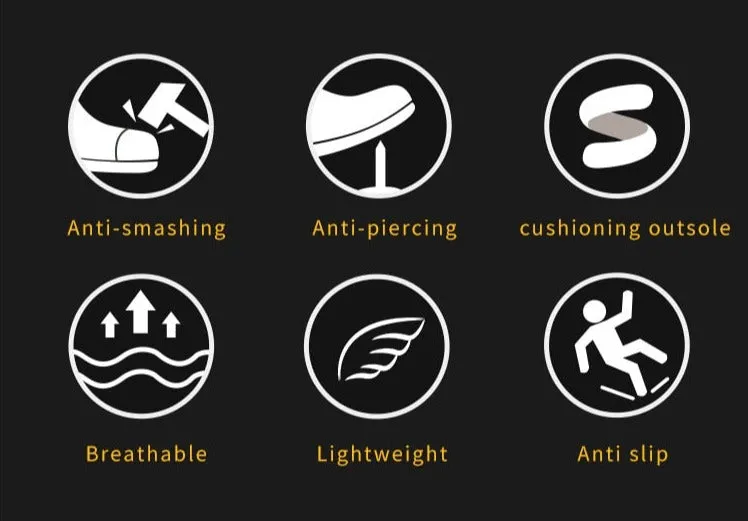 Indestructible Puncture & Smashing Proof Work Safety Shoes