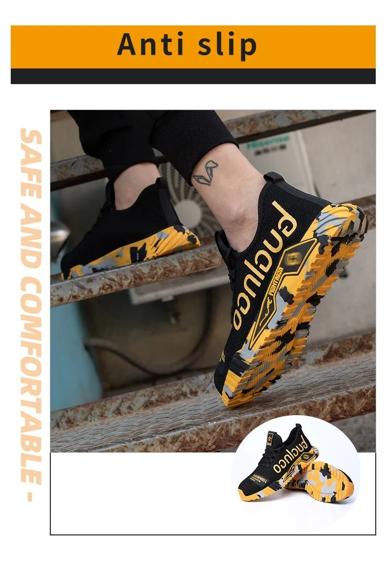 Indestructible Puncture & Smashing Proof Work Safety Shoes