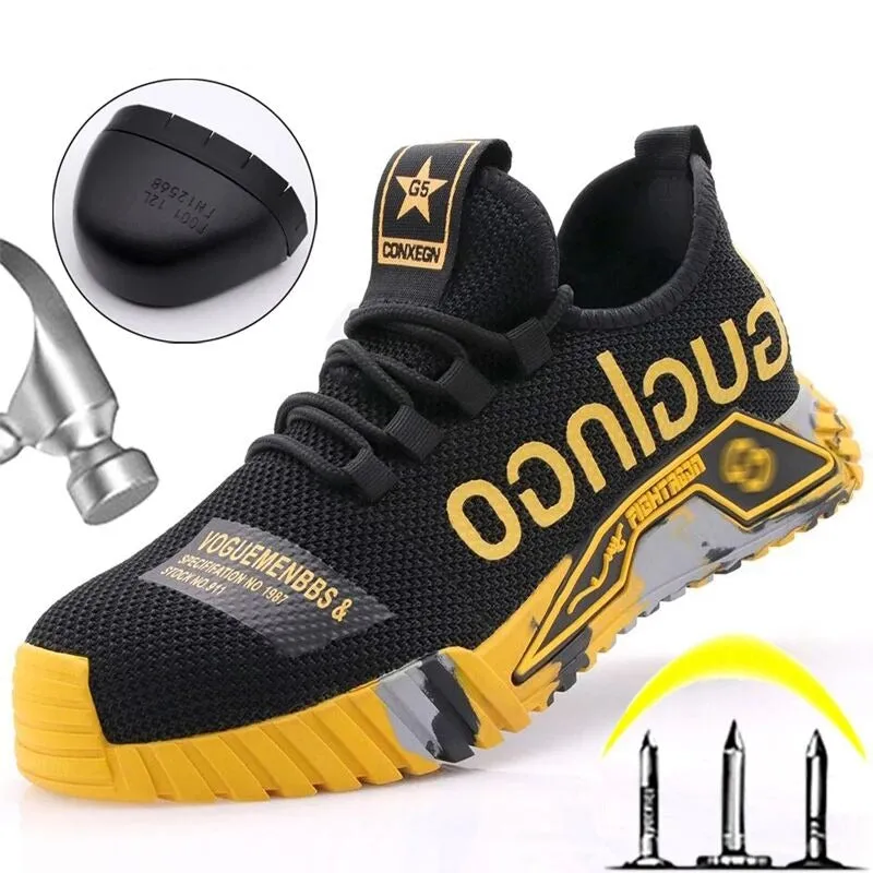 Indestructible Puncture & Smashing Proof Work Safety Shoes