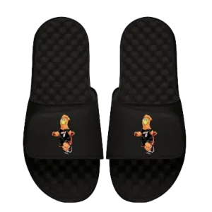 Islide Miami HEAT Burnie Black Sandals