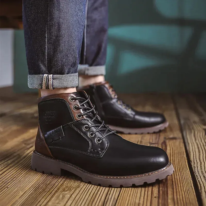 Jeffrey - Casual Leather Boots