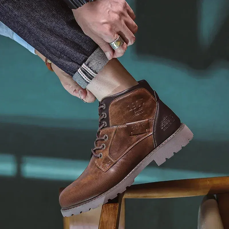 Jeffrey - Casual Leather Boots