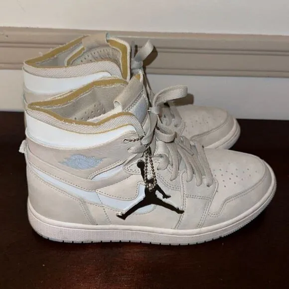 Jordan 1 High Zoom Air CMFT Grey Fog Women's Size 7.5 US - CT0979-004 Sneakers