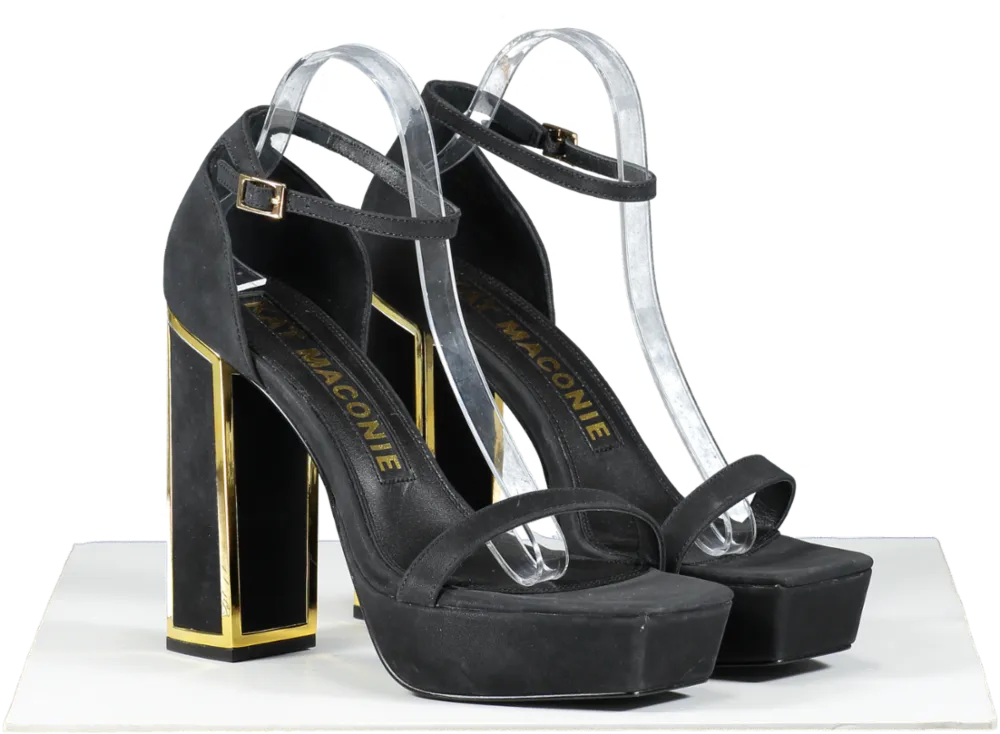 Kat Maconie Black Missy Sandals UK 8 EU 41 👠