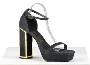 Kat Maconie Black Missy Sandals UK 8 EU 41 👠