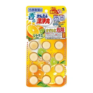 Kobayashi Drain Cleaner Tablets - Citrus Scent, 12 Tablets