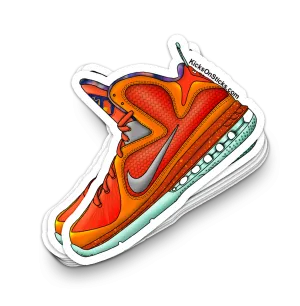 Lebron 9 "Big Bang All Star" Sneaker Sticker