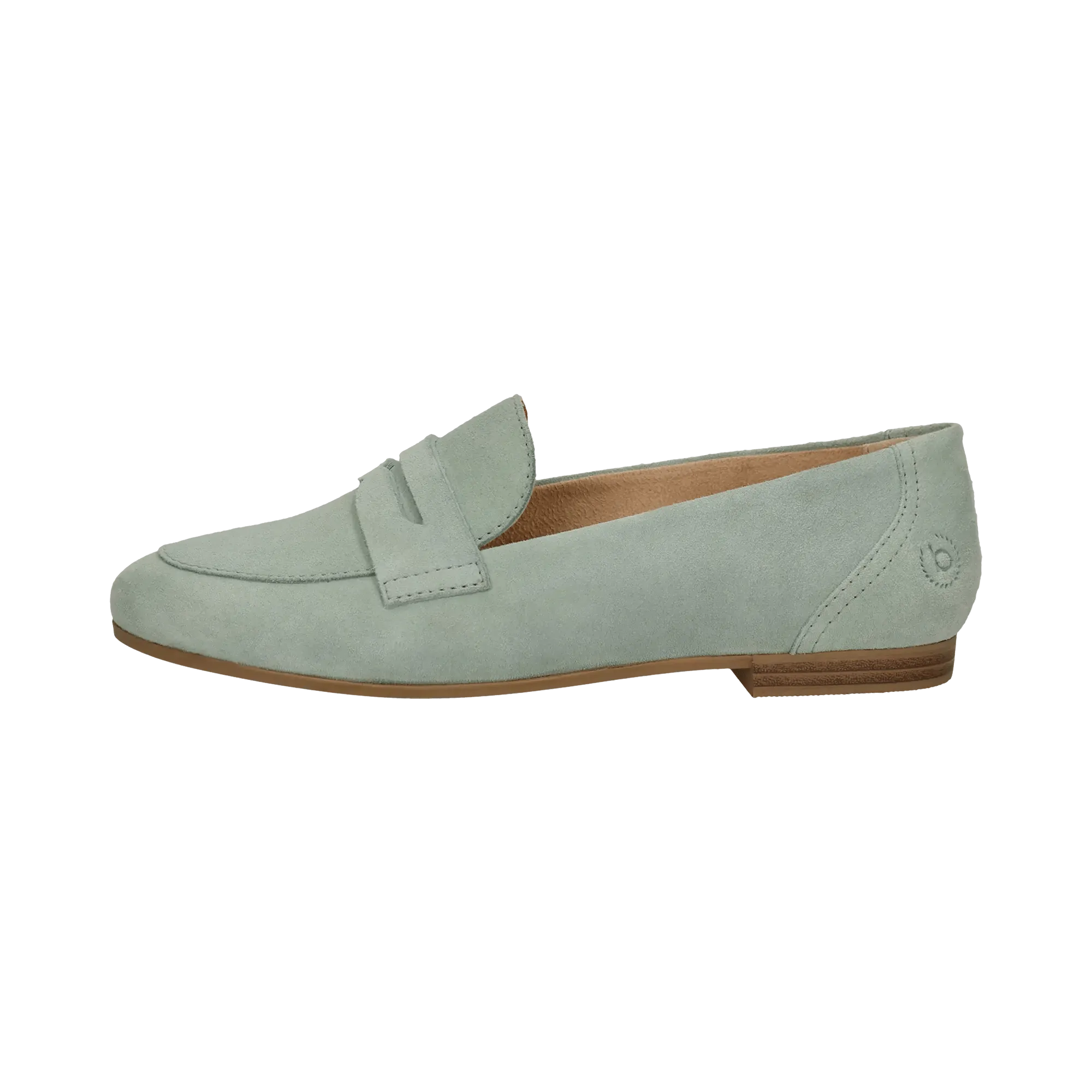 Leder Loafers hellgrün